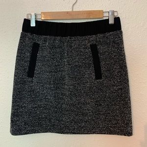 Loft size petite small short gray skirt